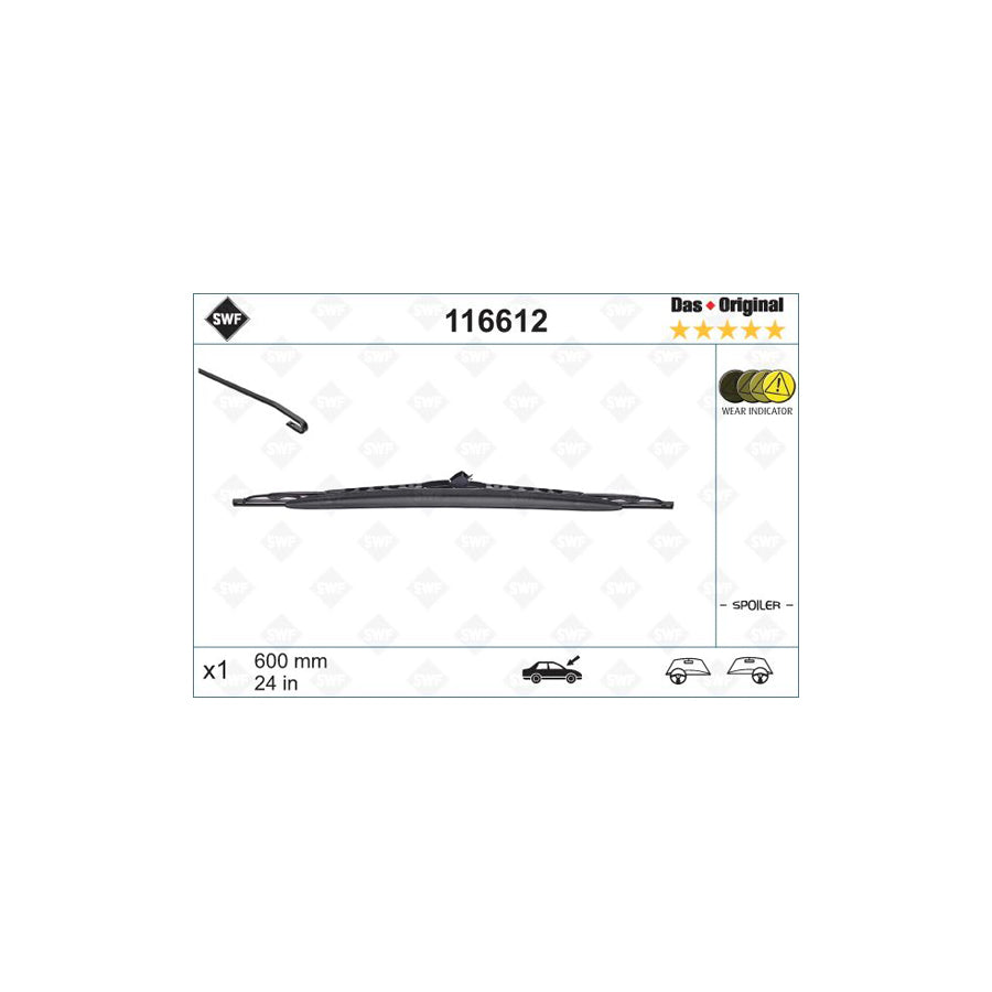 Swf Original Spoiler 116612 Wiper Blade | ML Performance US Car Parts