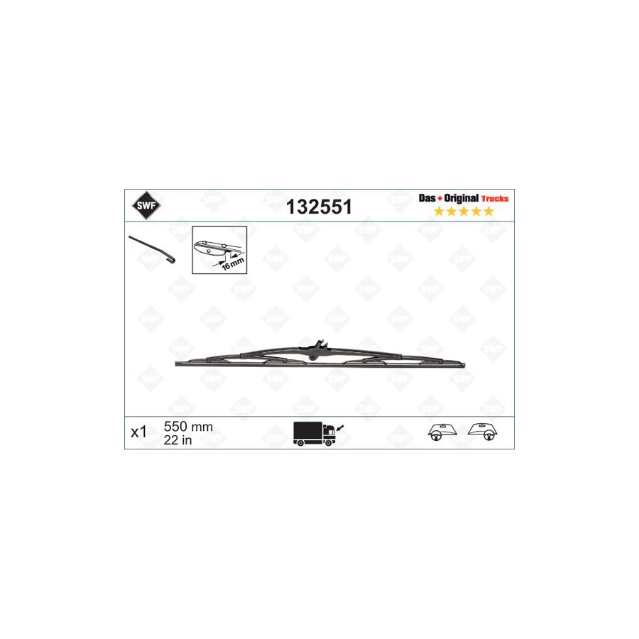 Swf Original 132551 Wiper Blade | ML Performance US Car Parts