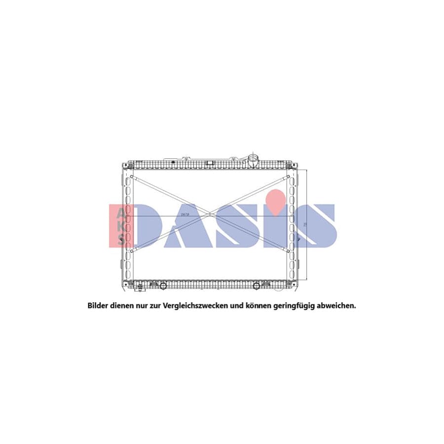 AKS Dasis 290019N Engine Radiator