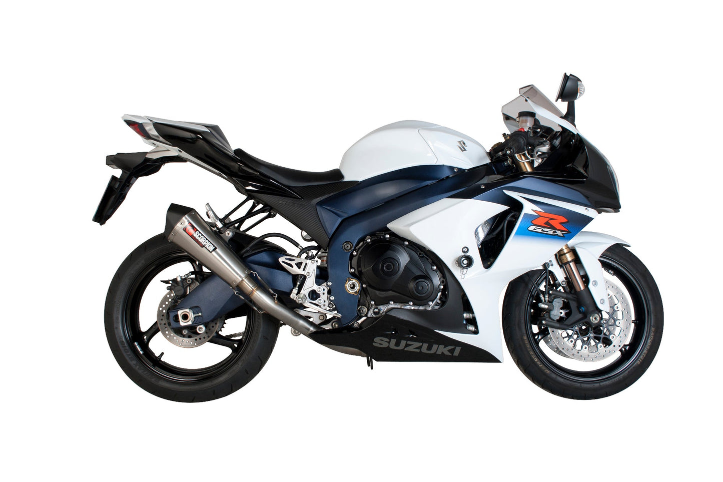 Scorpion RSI107SEO Suzuki GSX-R1000 Serket Taper Slip-On - Brushed Stainless Steel Sleeve | ML Performance US US