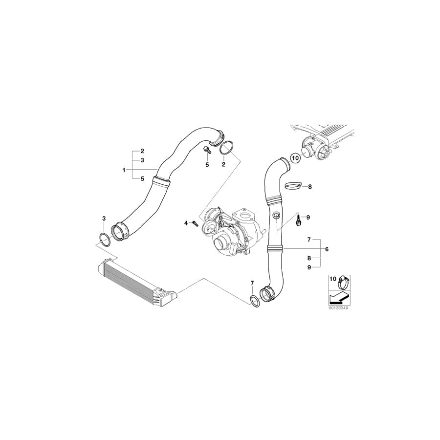 Genuine BMW 11617791585 E46 Cable Holder (Inc. 320d, 318td & 320Cd) | ML Performance UK Car Parts