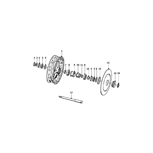 Genuine BMW 36314038338 Spacer 7,40mm (Inc. R50/2, R50 & R60) | ML Performance US Car Parts