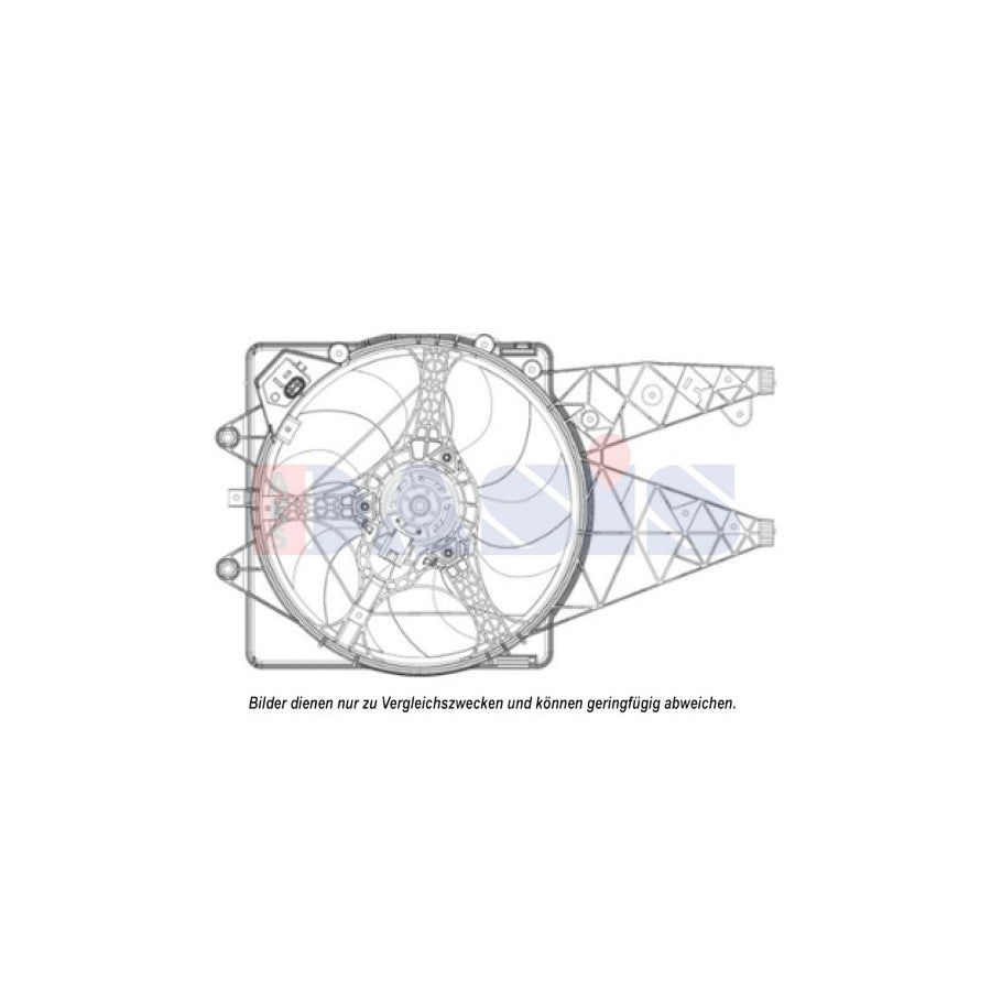 AKS Dasis 018011N Fan, Radiator