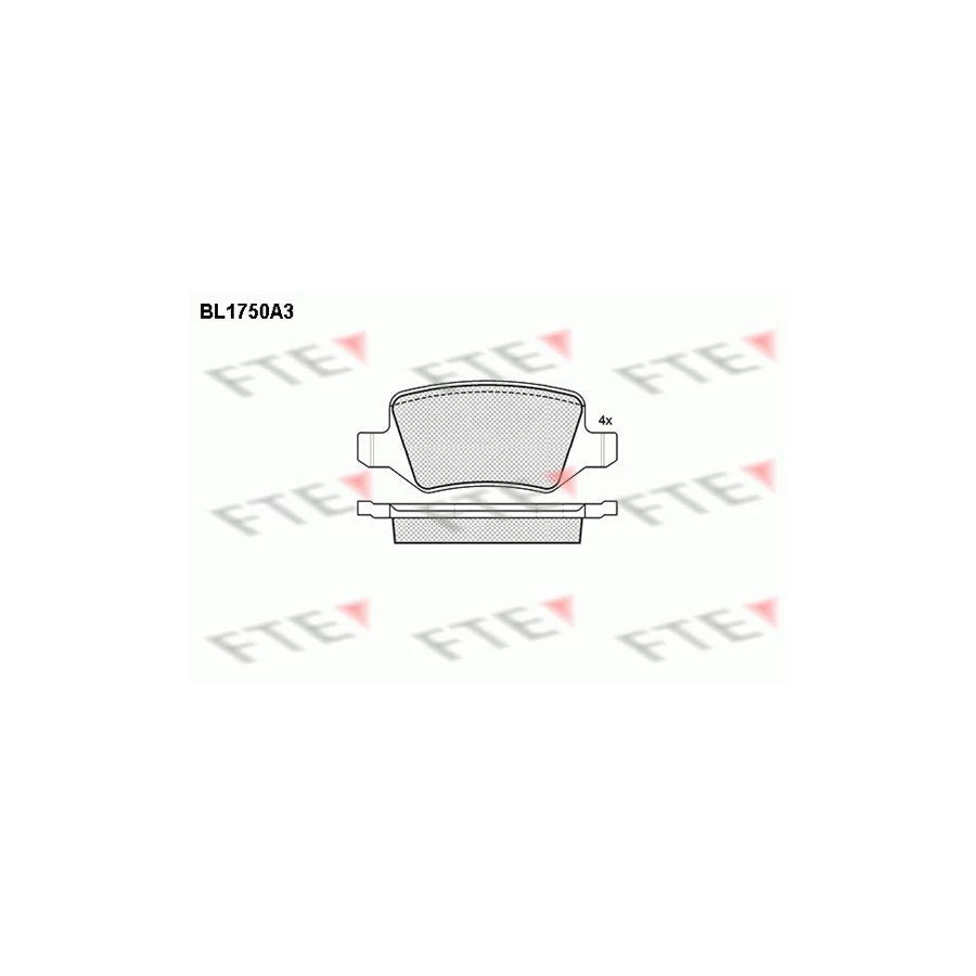 FTE Bl1750A3 Brake Pad Set