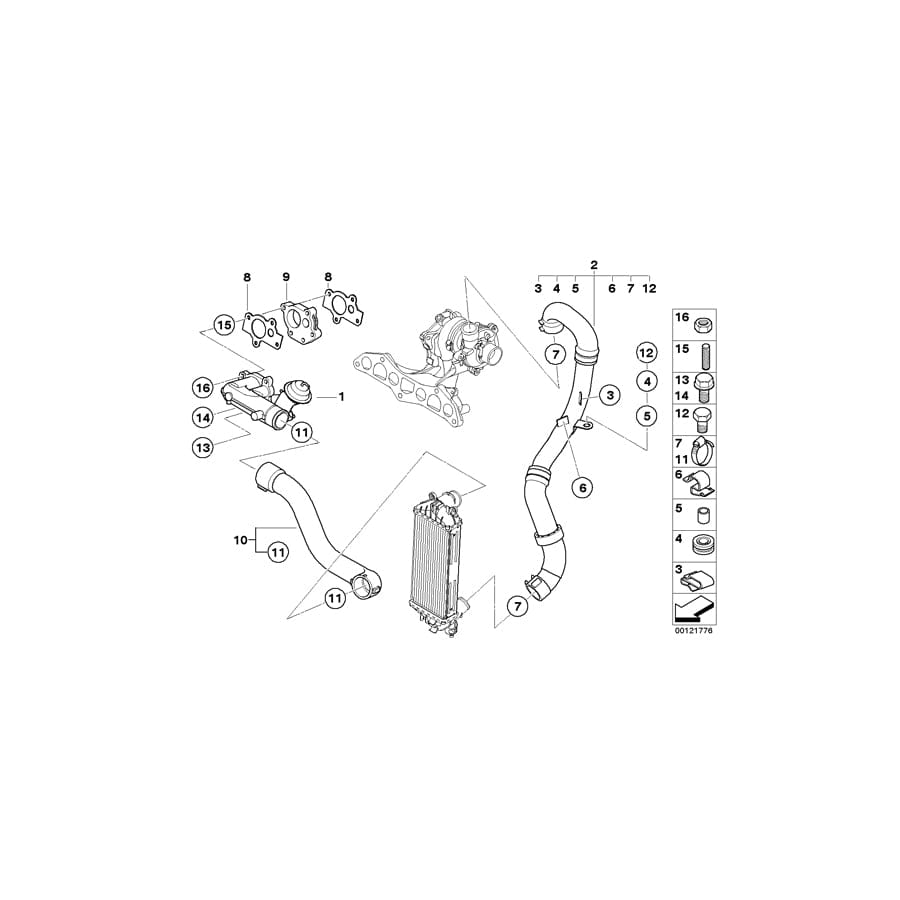 Genuine BMW 11617790865 R50 Gasket (Inc. One D) | ML Performance UK Car Parts