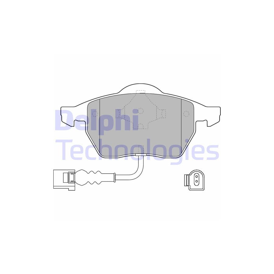 Delphi Lp1525 Brake Pad Set