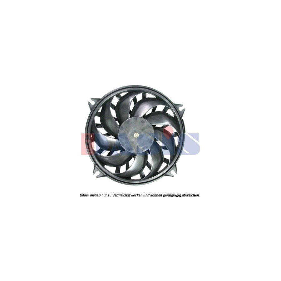 AKS Dasis 168040N Fan, Radiator for Peugeot 406