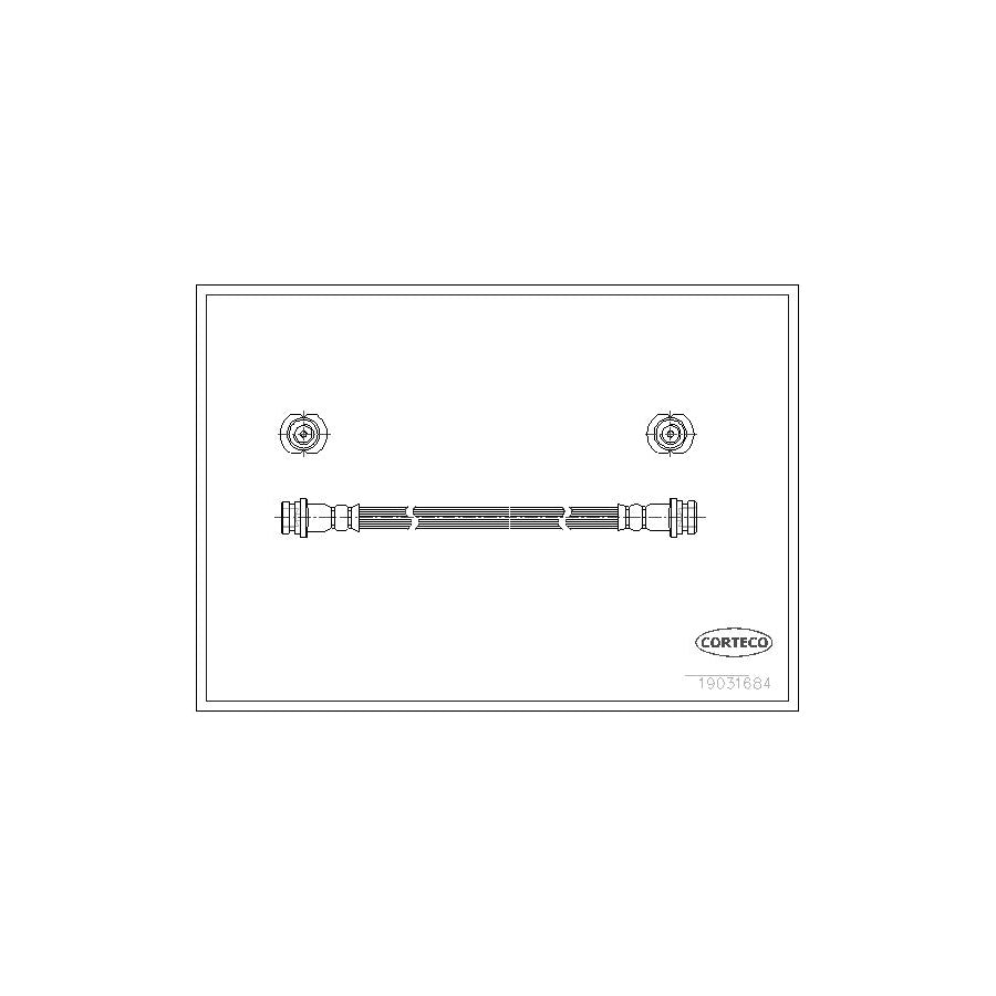 Corteco 19031684 Brake Hose
