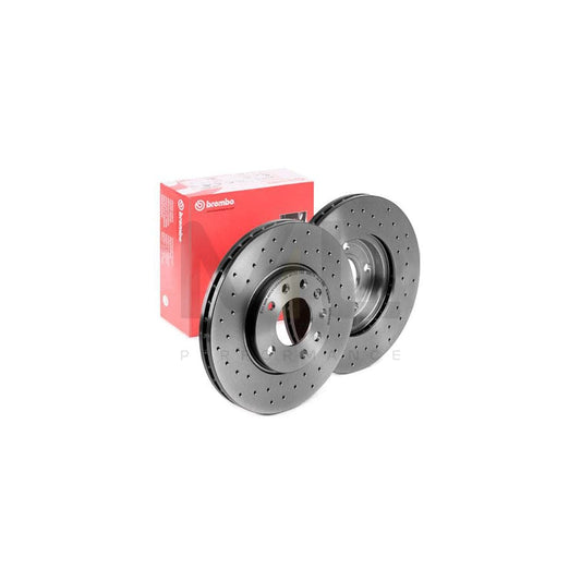 BREMBO XTRA LINE 09.7629.1X Brake Disc Perforated / Vented, Coated, High-carbon | ML Performance Car Parts