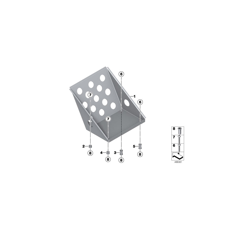 Genuine BMW 41008435939 BMW Fillister Head Screw M6X50 10.9 ZNSW (Inc.  & M4 GT4) | ML Performance US Car Parts