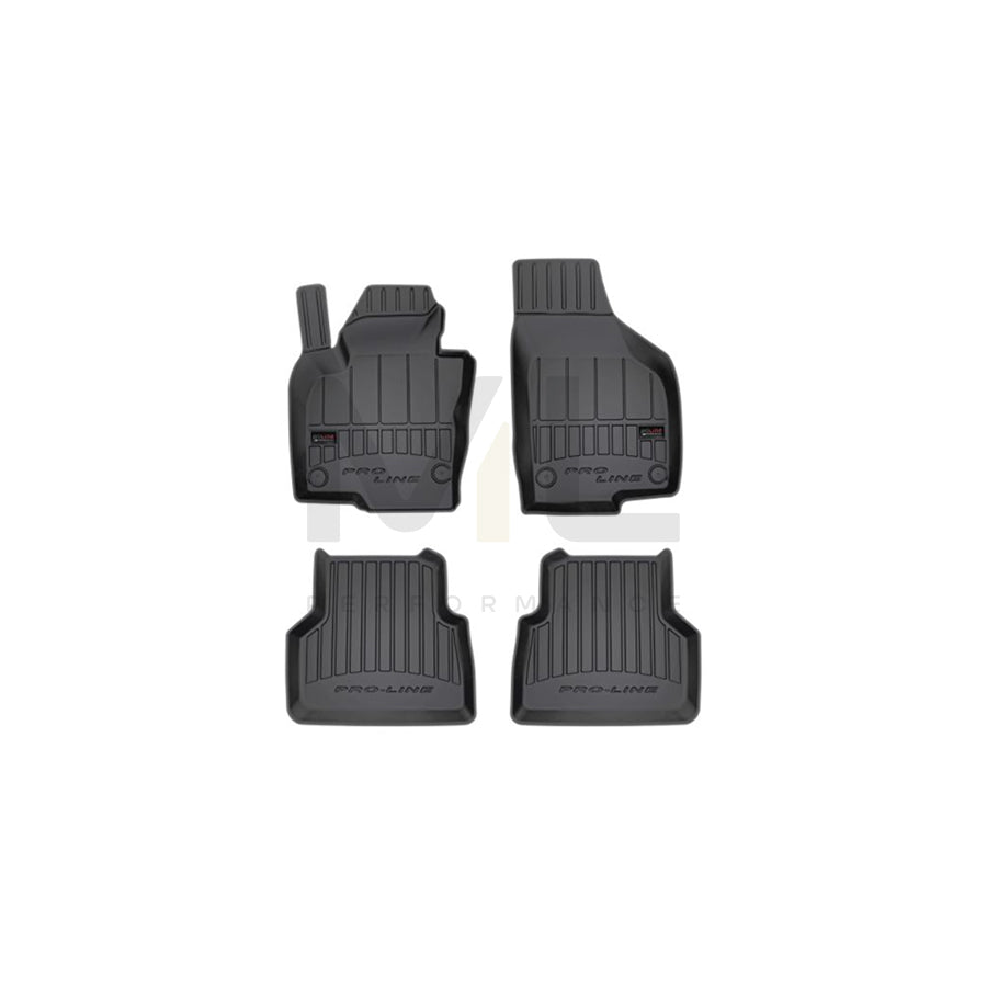 FROGUM 3D407619 Floor mat set for VW Tiguan I (5N) Elastomer, Front and Rear, Quantity: 4, Black