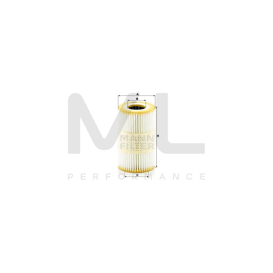 MANN-FILTER HU 7035 y Oil Filter with seal, Filter Insert