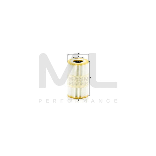 MANN-FILTER HU 7035 y Oil Filter with seal, Filter Insert