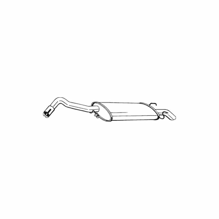 Bosal 154-369 Rear Silencer for Ford Escort Mk6 Estate (Gal, Anl)