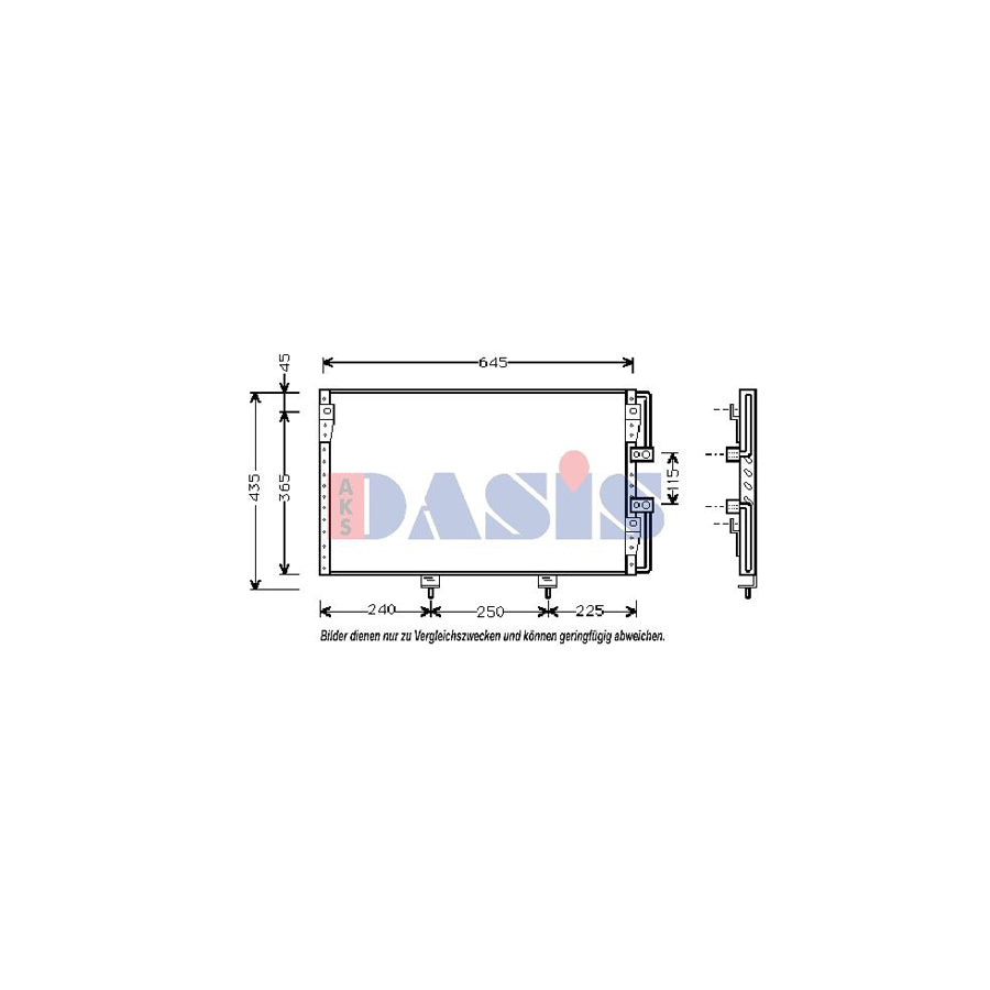 AKS Dasis 210065N Air Conditioning Condenser for Lexus Ls