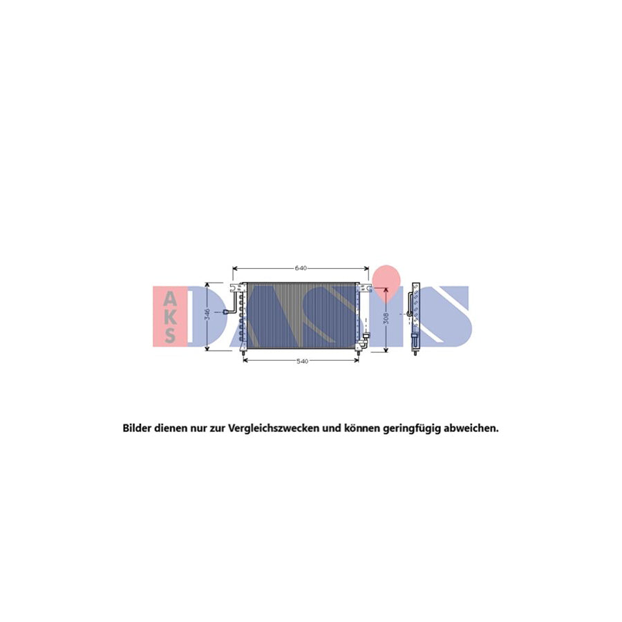 AKS Dasis 562010N Air Conditioning Condenser