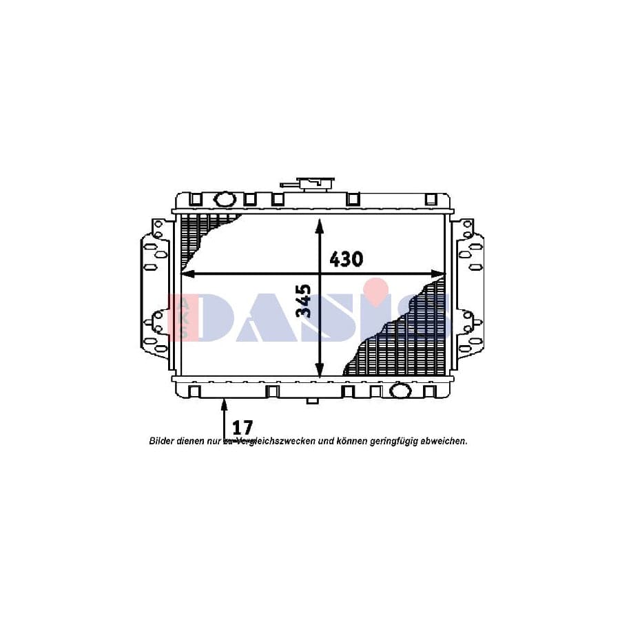 AKS Dasis 090090N Engine Radiator