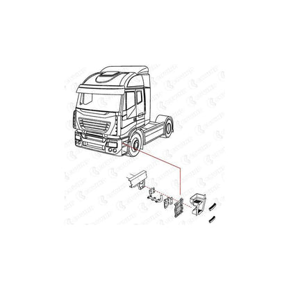 Covind 540/237 Holder, Footboard