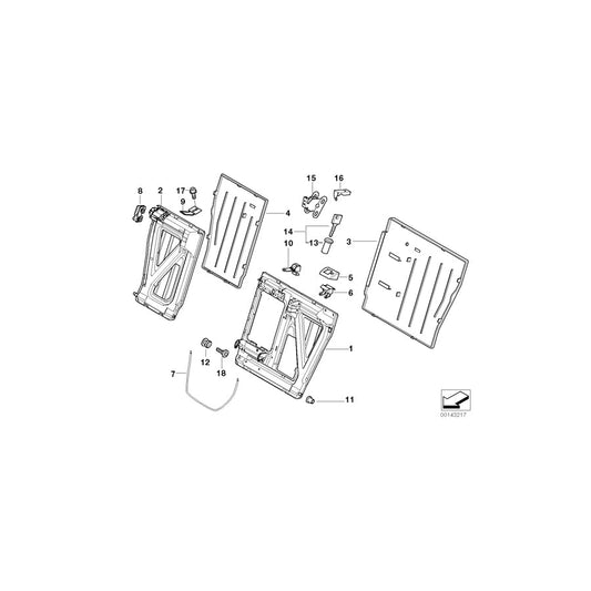 Genuine BMW 52208209626 E39 Lock (Inc. 540iP, 525td & 528i) | ML Performance US Car Parts