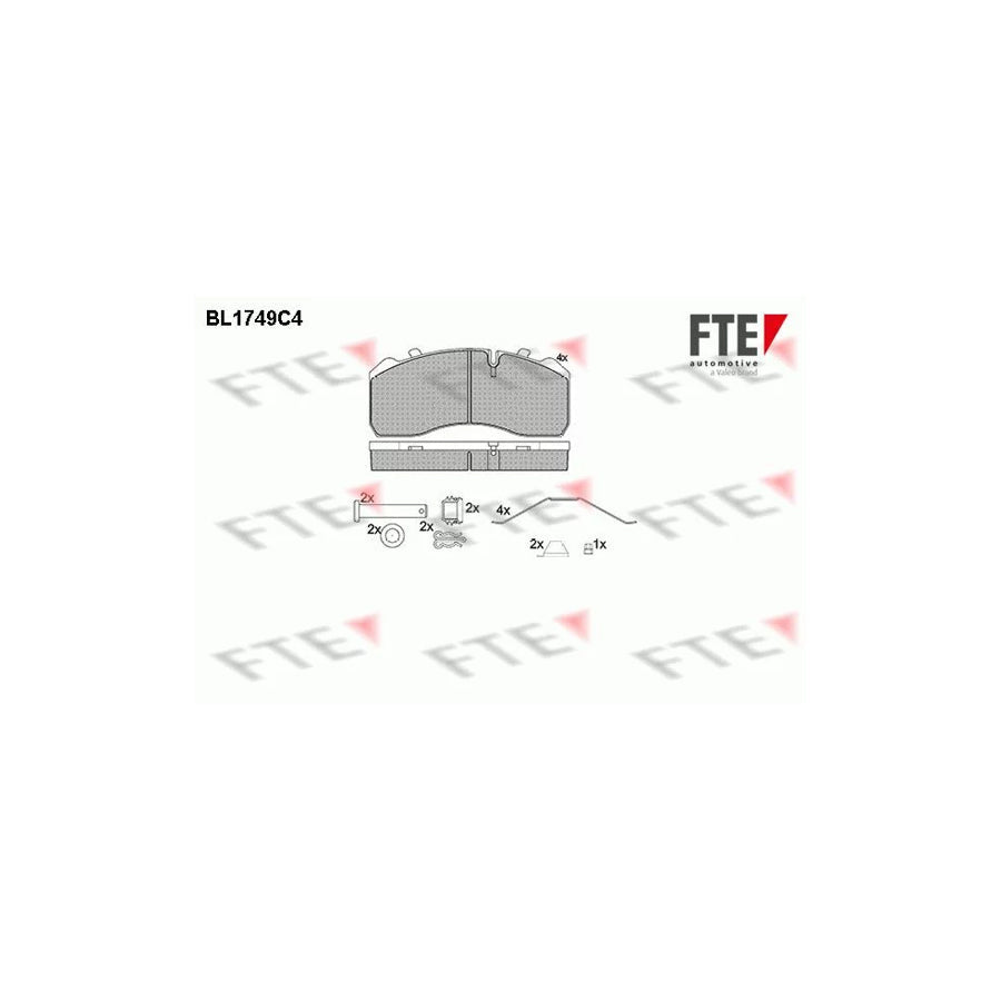 FTE Bl1749C4 Brake Pad Set