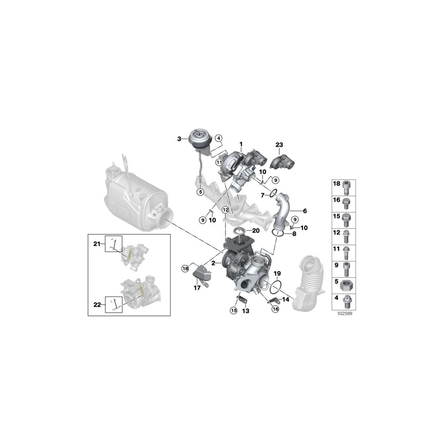 Genuine BMW 11509908048 G11 G12 O-Ring 50,16X5,33 (Inc. X4 M40dX, 640dX & 840dX) | ML Performance US Car Parts