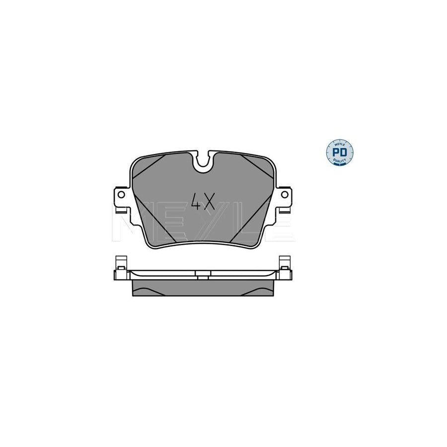 Meyle 025 257 4217/Pd Brake Pad Set