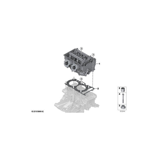 Genuine BMW 11128544847 Cylinder Head (Inc. i3) | ML Performance US Car Parts