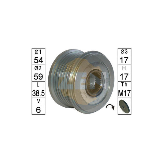 Era ZN5678 Alternator Freewheel Clutch