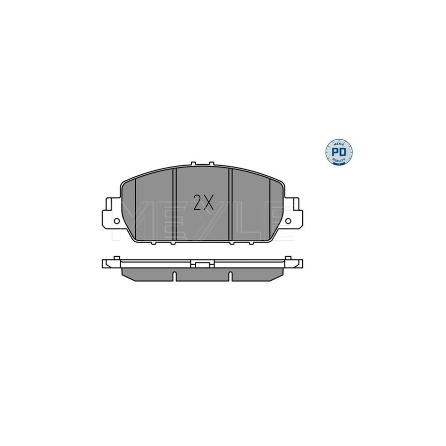 Meyle 025 257 9216/Pd Brake Pad Set
