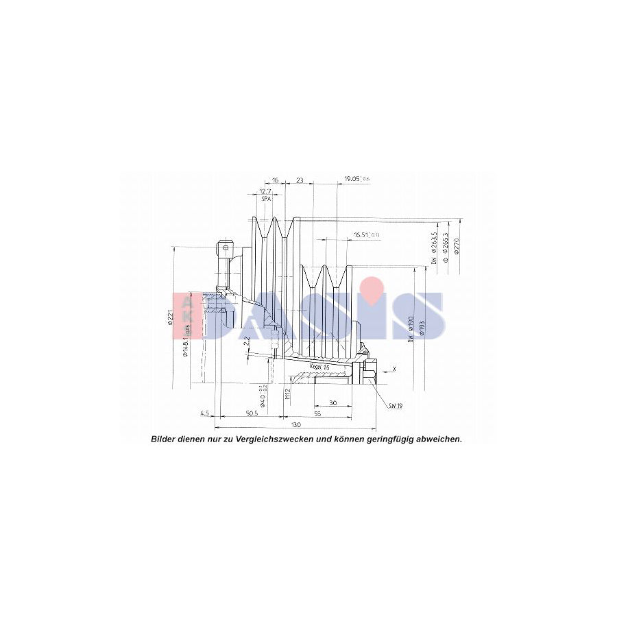 AKS Dasis 851295N AC Compressor Clutch