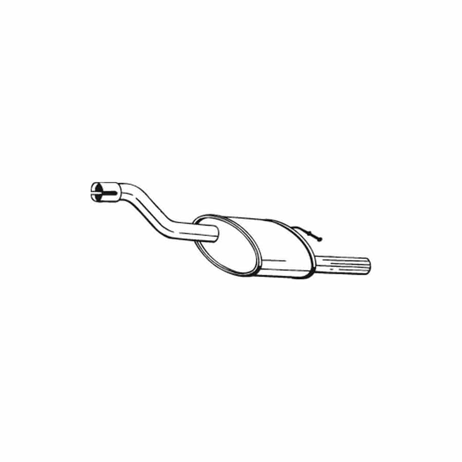 Bosal 154-339 Rear Silencer for Ford Focus Mk1 Saloon (Dnw)