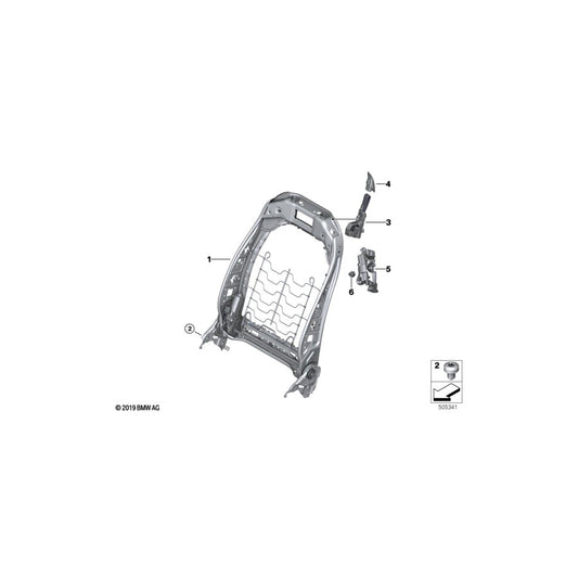 Genuine BMW 52108094368 F92 G15 G14 Mount, Bowden Cable, Right (Inc. 840i, 840iX & M8) | ML Performance US Car Parts