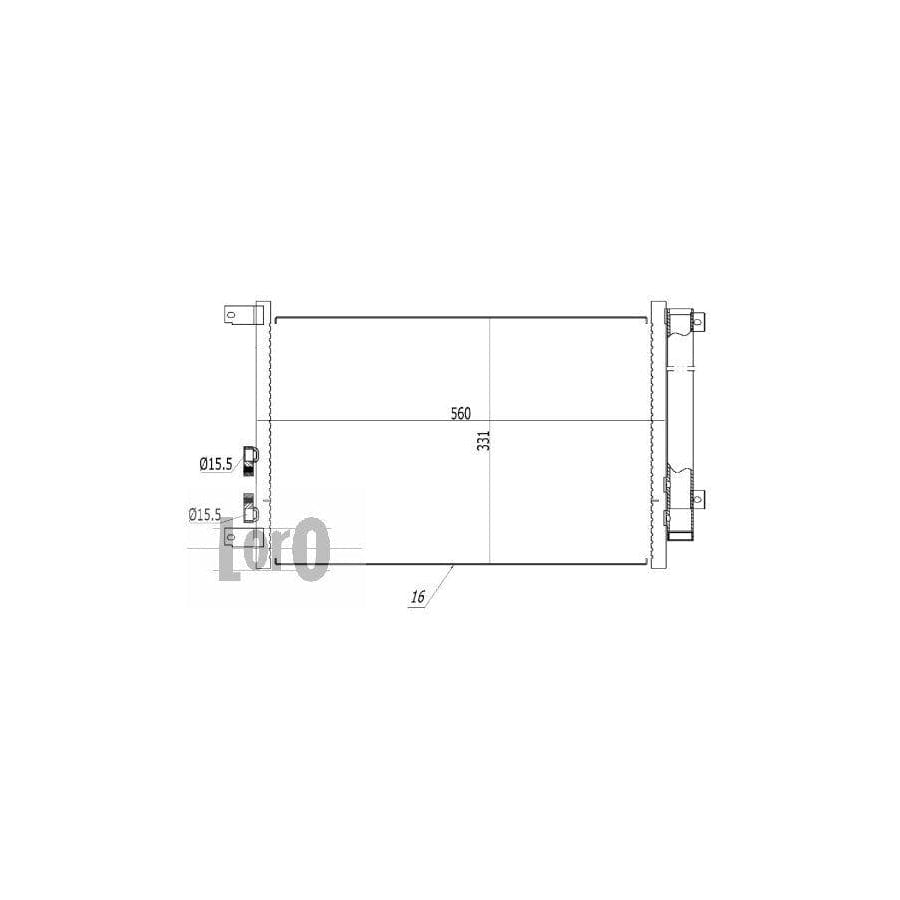 Abakus 0020160005 Air Conditioning Condenser