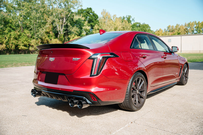 CORSA Performance Corsa 22-25 Cadillac CT4 V Blackwing 3in Active Valve Axle-Back - 4.5in Carbon Fiber Black Tip