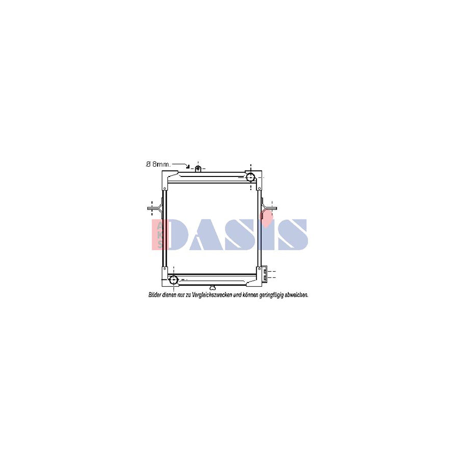 AKS Dasis 390310N Engine Radiator