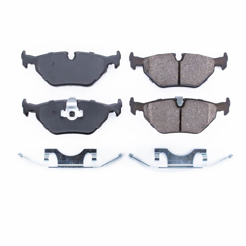 PowerStop Power Stop 01-02 BMW 525i Rear Z17 Evolution Ceramic Brake Pads w/Hardware