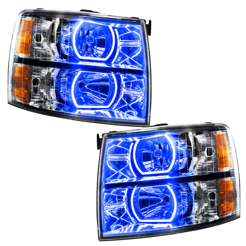 ORACLE Lighting Oracle 07-13 Chevrolet Silverado SMD HL - Square Style - ColorSHIFT