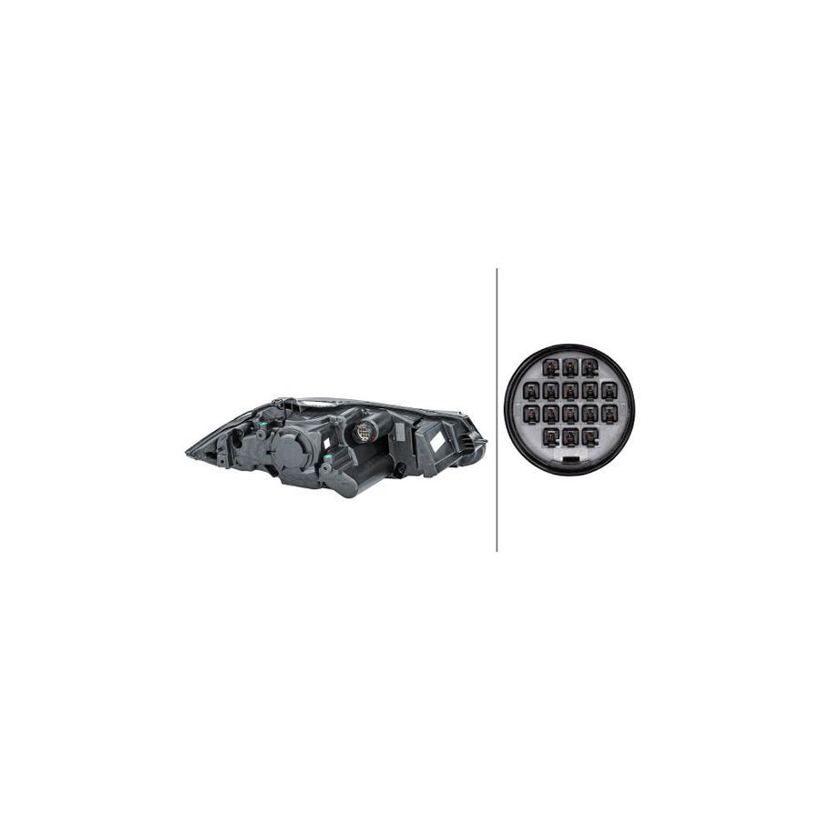 Hella 1ZS 354 815-011 Headlight For Jaguar Xf