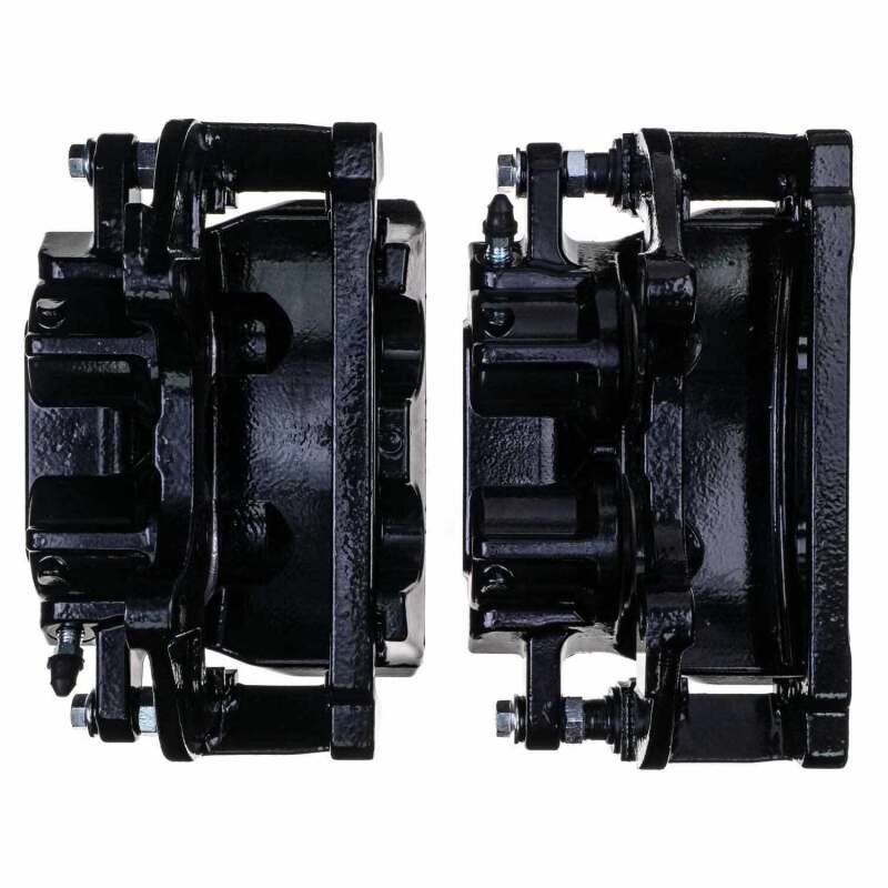 PowerStop Power Stop 2014 Chrysler 200 Front Black Caliper - Pair w/Bracket
