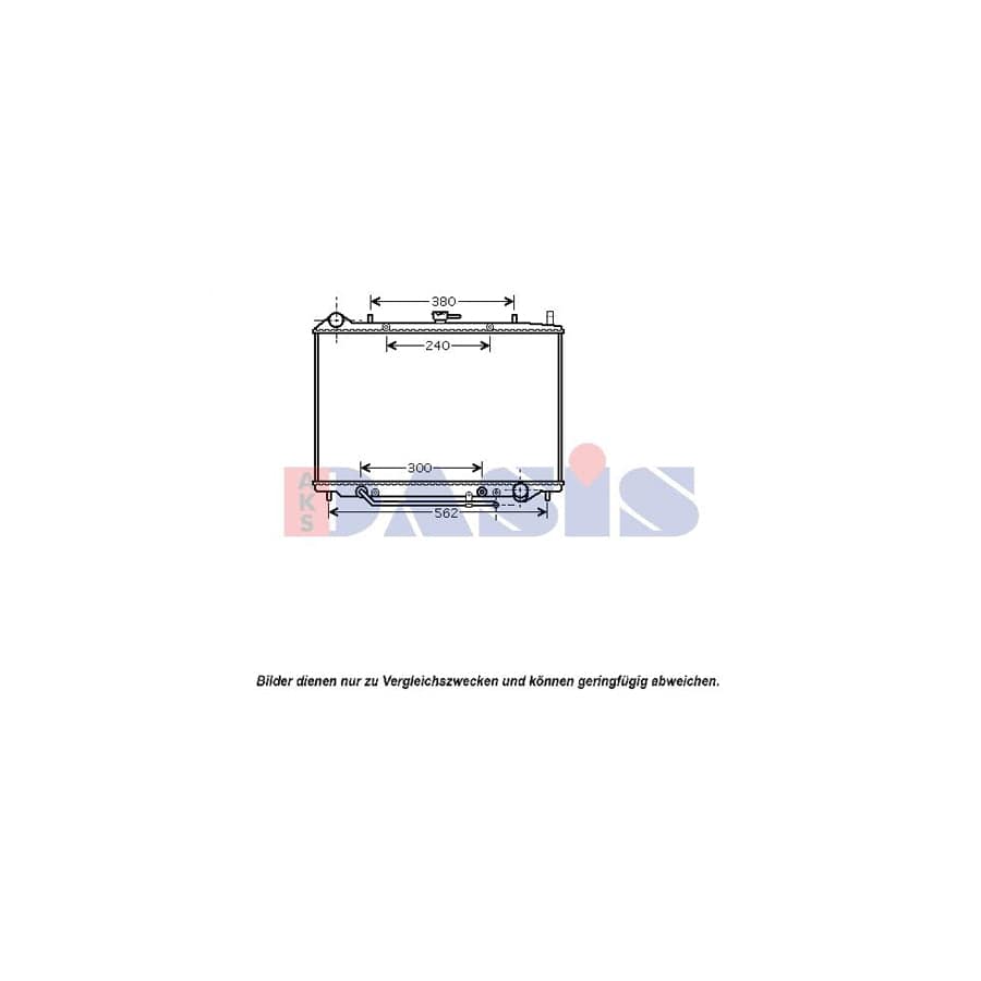 AKS Dasis 150086N Engine Radiator for Opel Frontera B Off-Road (U99)