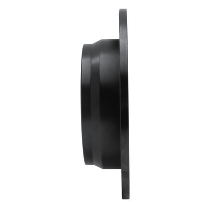 R1 Concepts R1 09-16 Hyundai Tucson Rear Left Drilled & Slotted Black Brake Rotor
