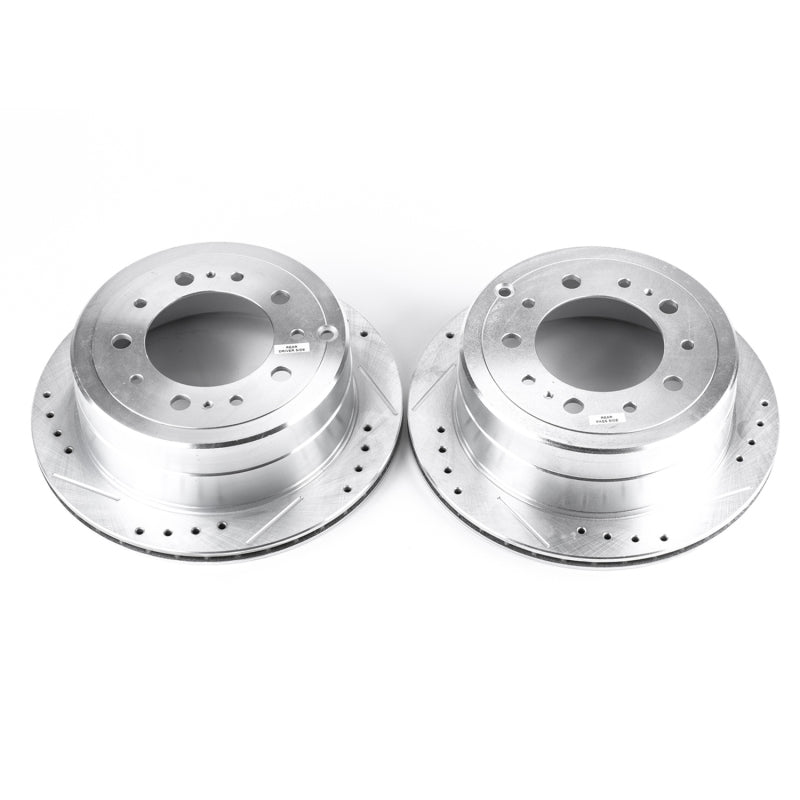 PowerStop Power Stop 98-07 Lexus LX470 Rear Evolution Drilled & Slotted Rotors - Pair