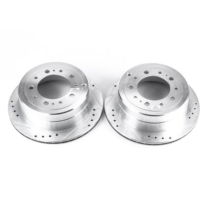 PowerStop Power Stop 98-07 Lexus LX470 Rear Evolution Drilled & Slotted Rotors - Pair