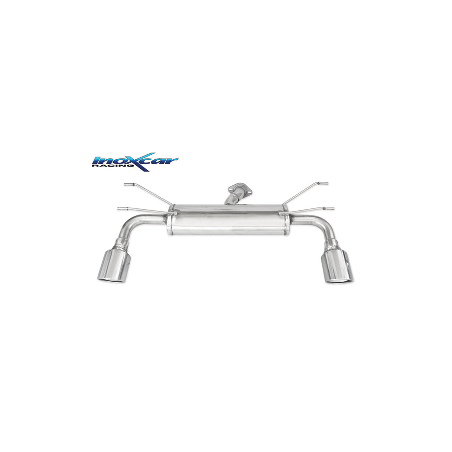 InoXcar F124.01.XR10 Fiat 124 Rear Silencer