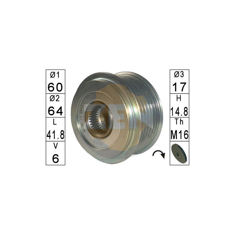Era ZN5626 Alternator Freewheel Clutch