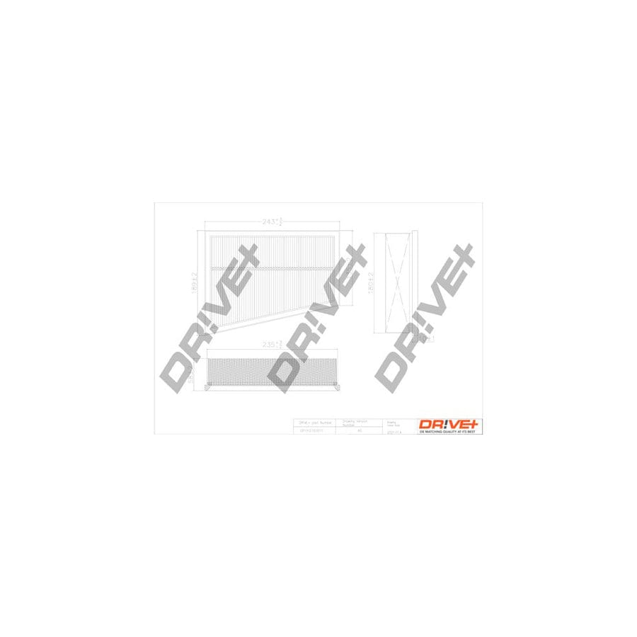 Dr!Ve+ Dp1110.10.0111 Air Filter