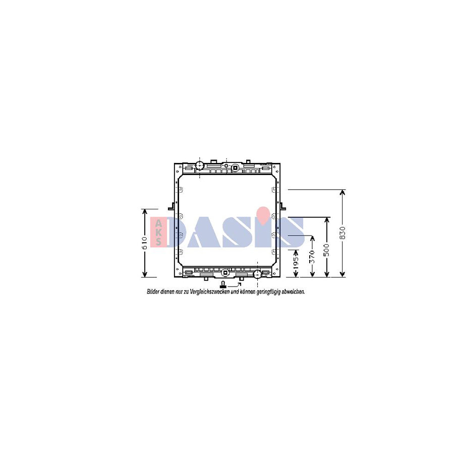 AKS Dasis 290090T Engine Radiator