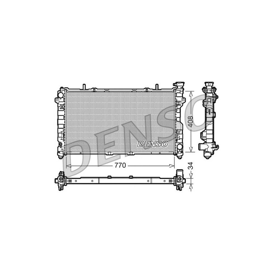 DENSO DRM06012 Engine Radiator