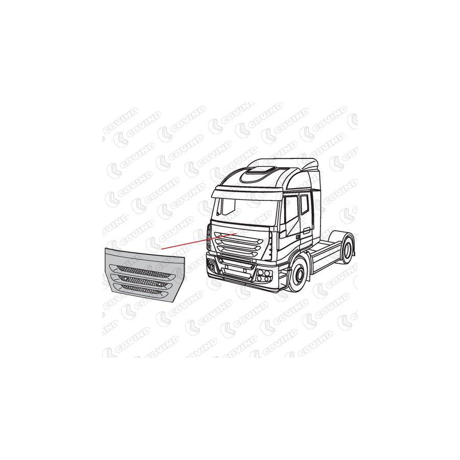 Covind 560/145 Radiator Grille