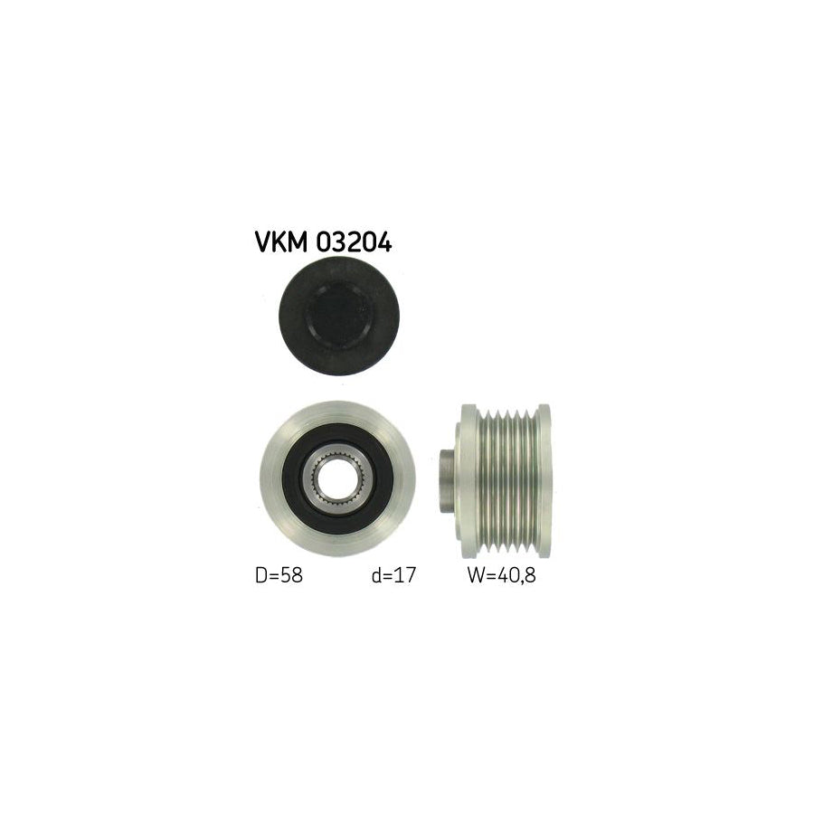 Skf Vkm 03204 Alternator Freewheel Clutch | ML Performance US Car Parts